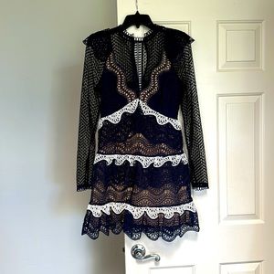 Self-Portriat Mini Dress. Size US 6.